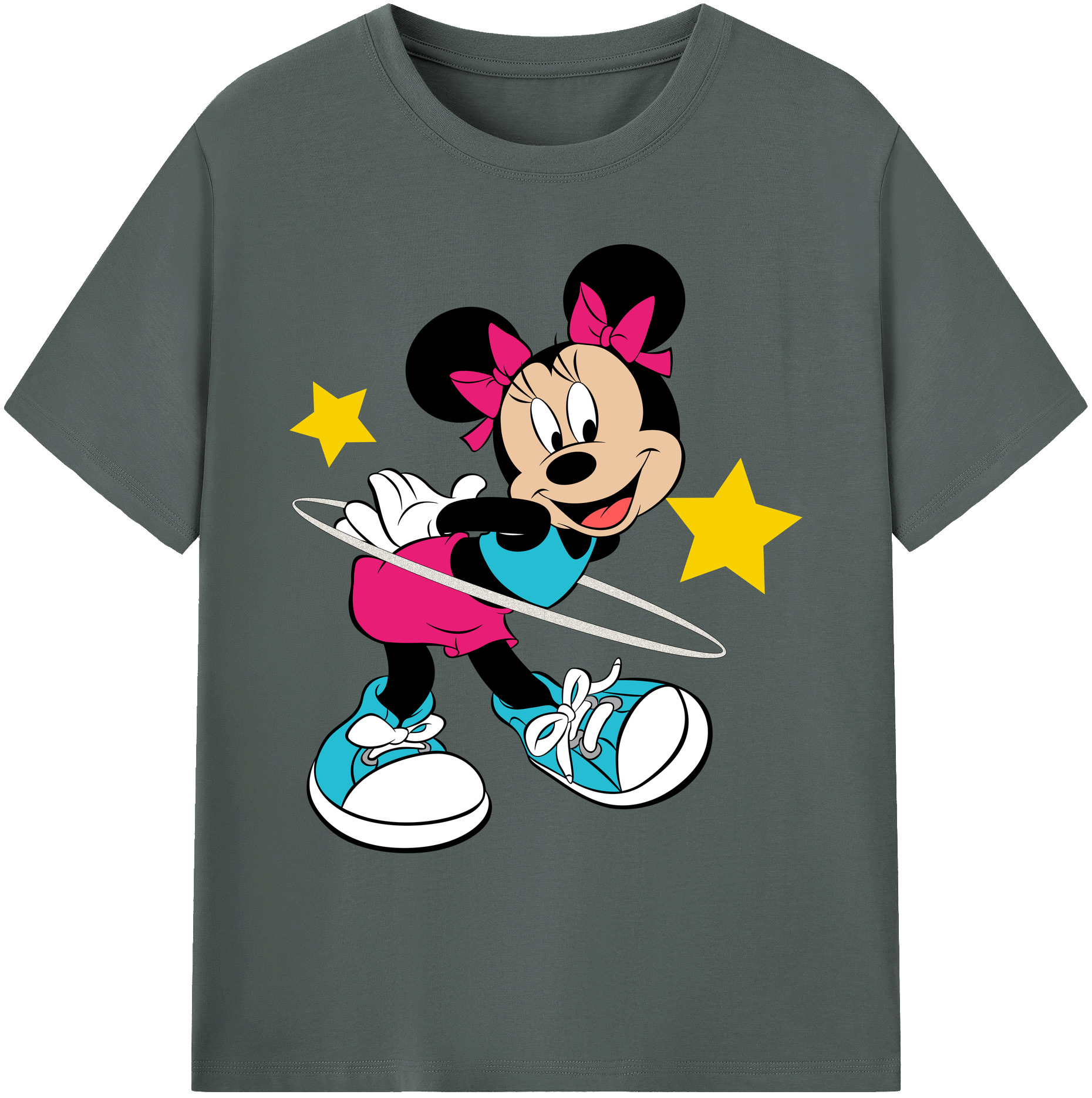 ミッキーマウス Mickey Mouse 綿100％ メンズ半袖Tシャツ｜肌触りやわらか＆通気性